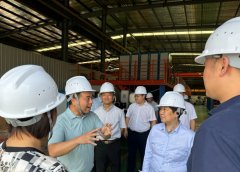 熱烈歡迎新余市水利局局長(zhǎng)謝海峰一行領(lǐng)導(dǎo)蒞臨我司參觀指導(dǎo)！