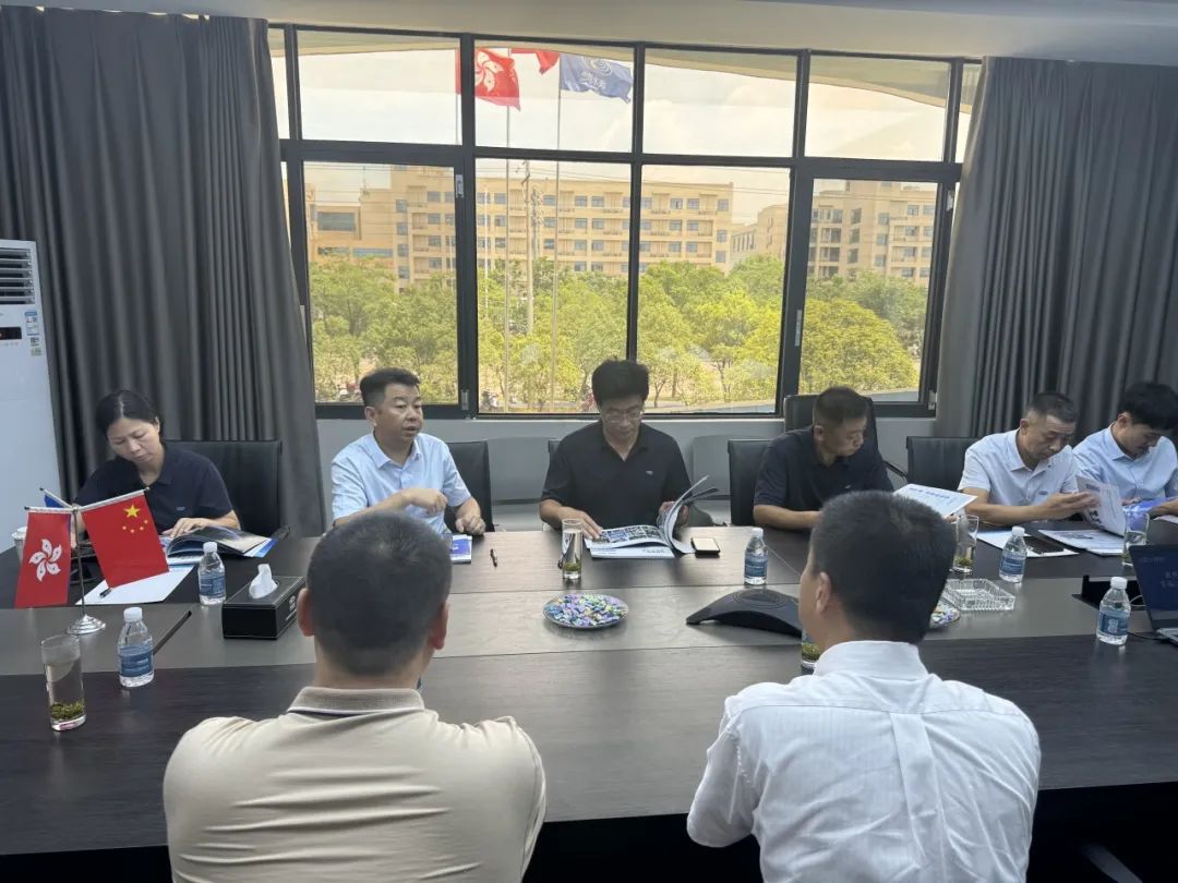 歡迎懷化沅辰水務范總一行蒞臨我司參觀指導！